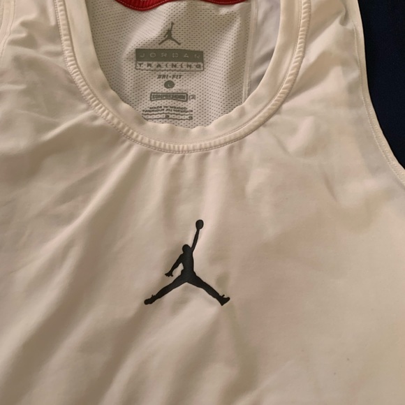 Lot of 4 Men’s Large Tanks Nike Dri Fit Jordan Adidas - Picture 6 of 9